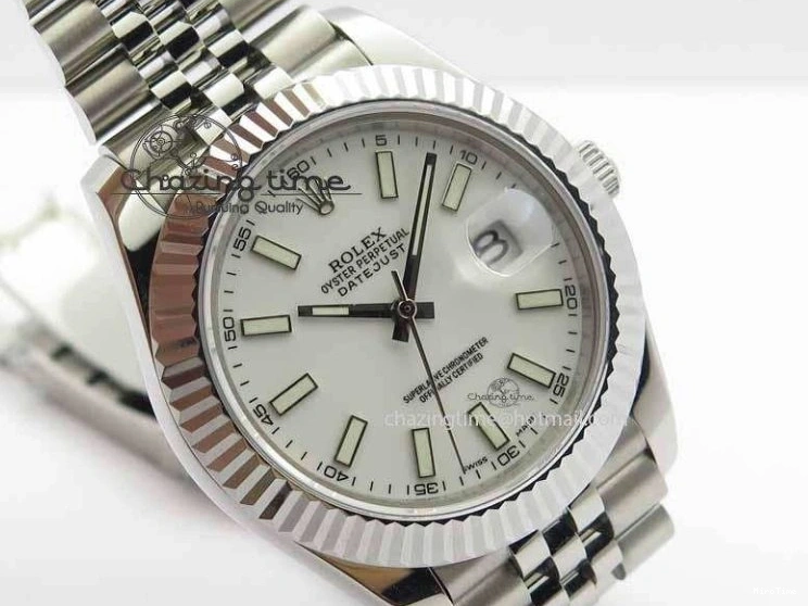 MiroTime 0211 SmartChoice DateJust II 41mm BP Maker Best Edition White Dial On New Version Jubilee Bracelet A 3636
